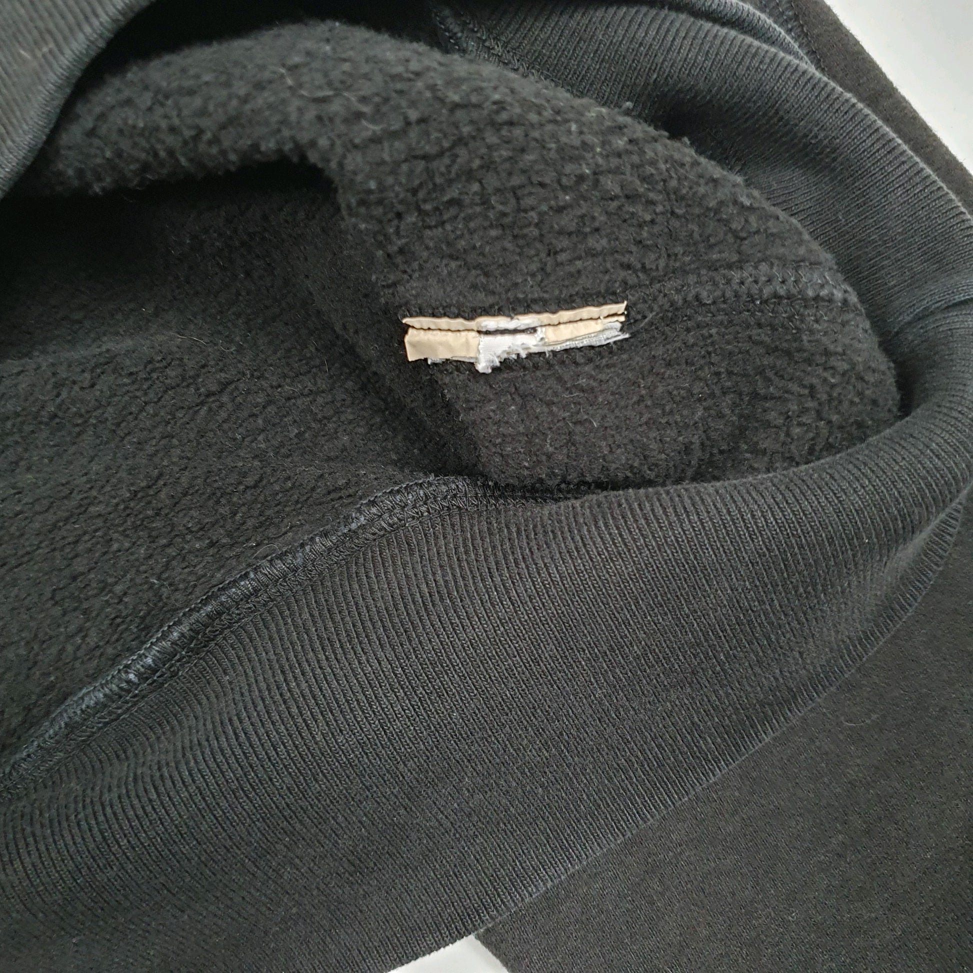 Mens Black Stone Island Vintage 00s Quarter Zip Jumper