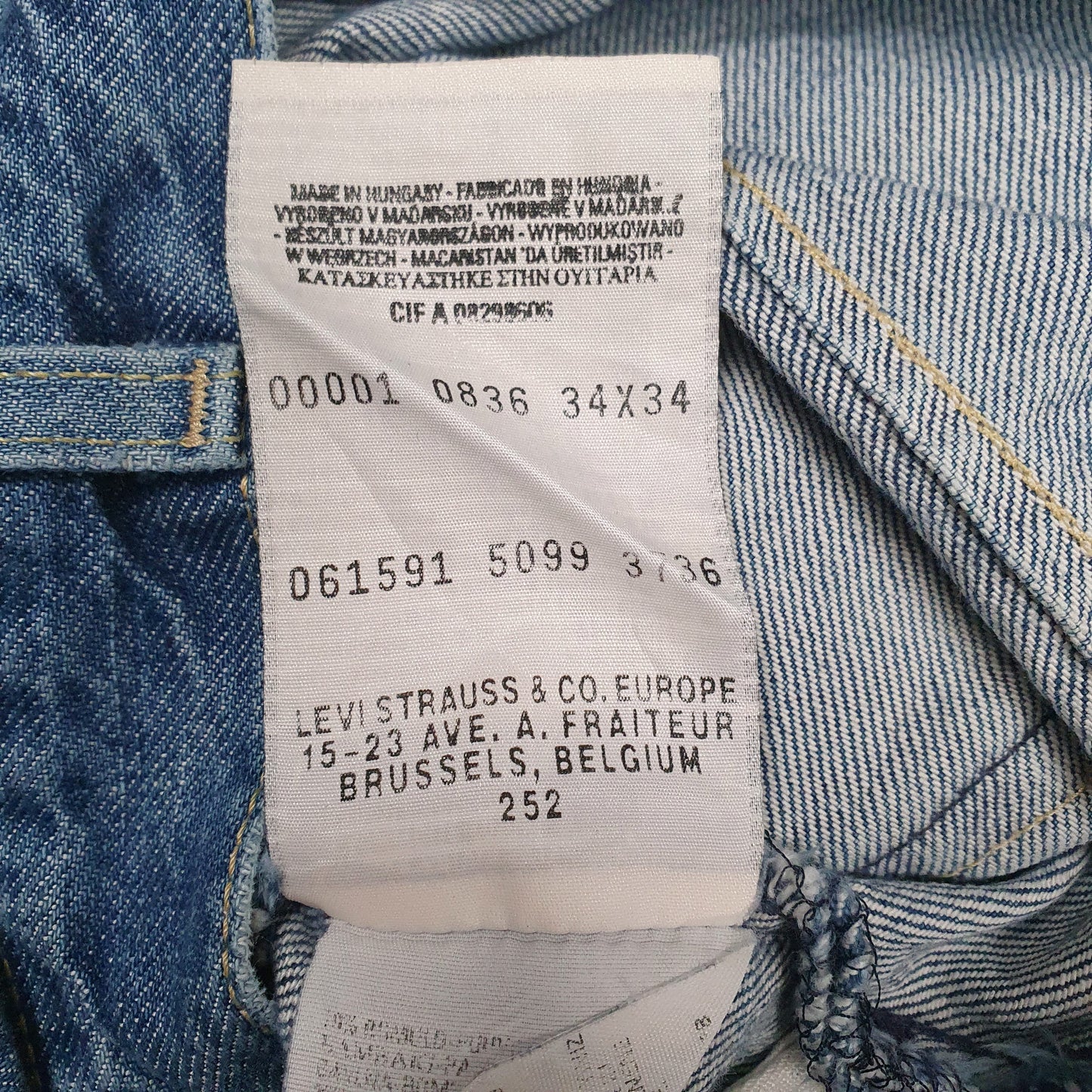Mens Blue Levis   Jeans