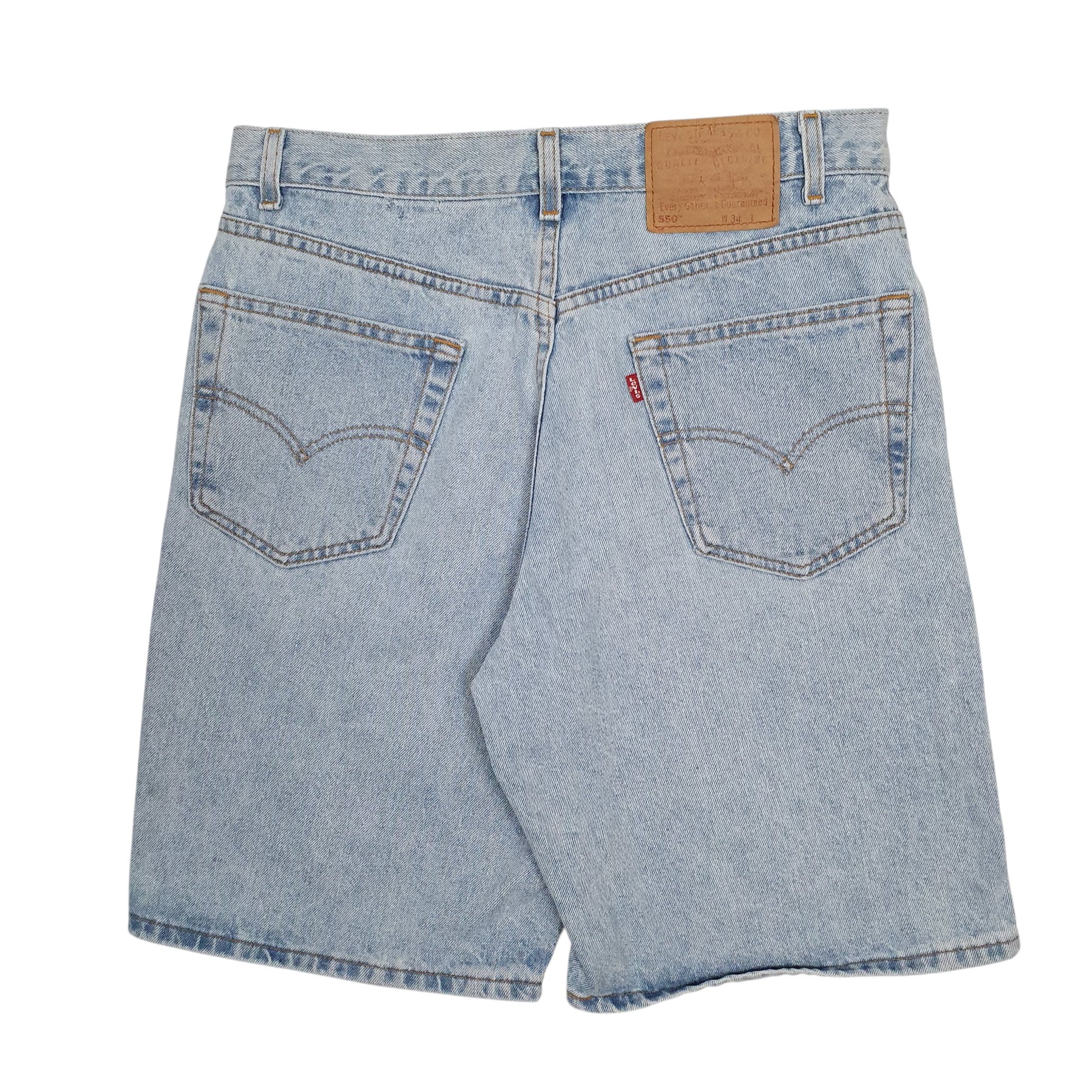 Mens Blue Levis 550 Vintage 90s  Shorts