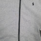 Mens Grey Polo Ralph Lauren  Full Zip Jumper