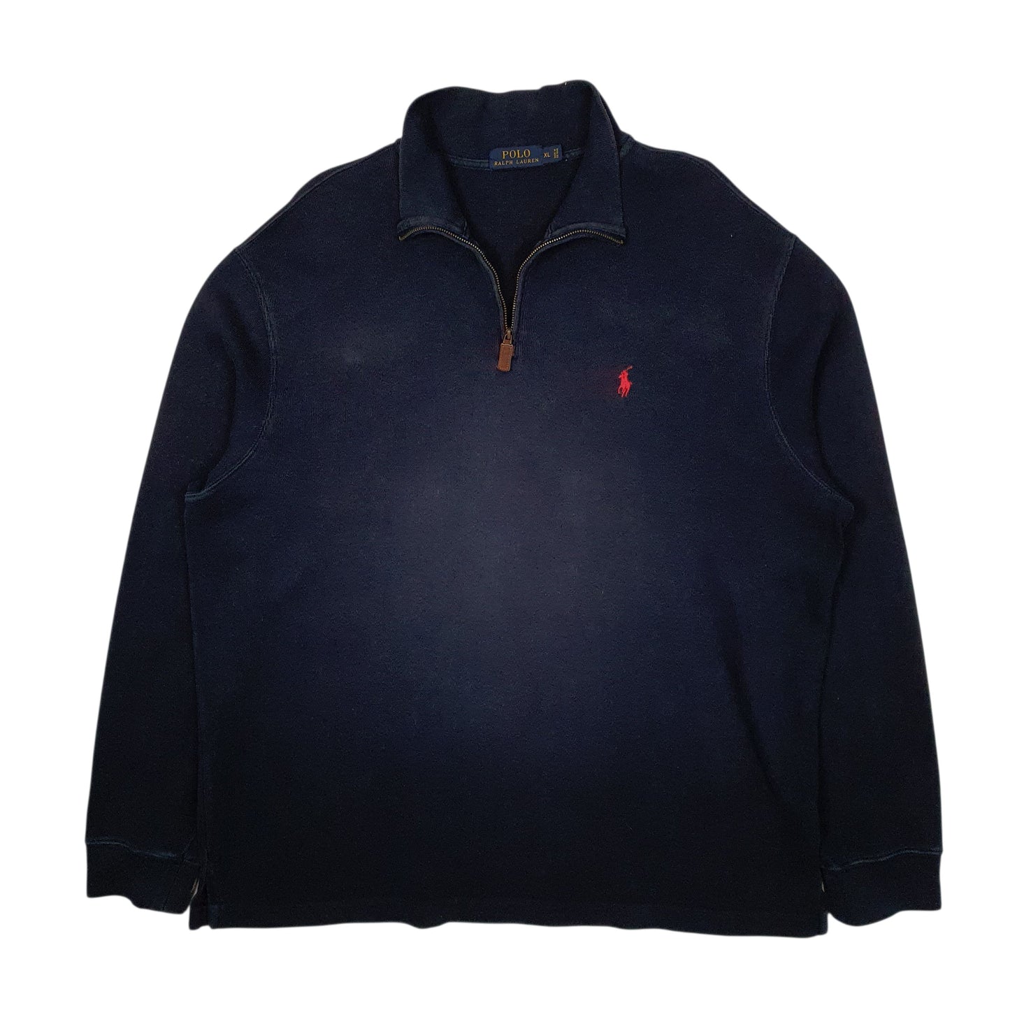 Mens Navy Polo Ralph Lauren  Quarter Zip Jumper