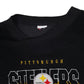 Mens Black NFL Pittsburgh Steelers Football Crewneck Jumper