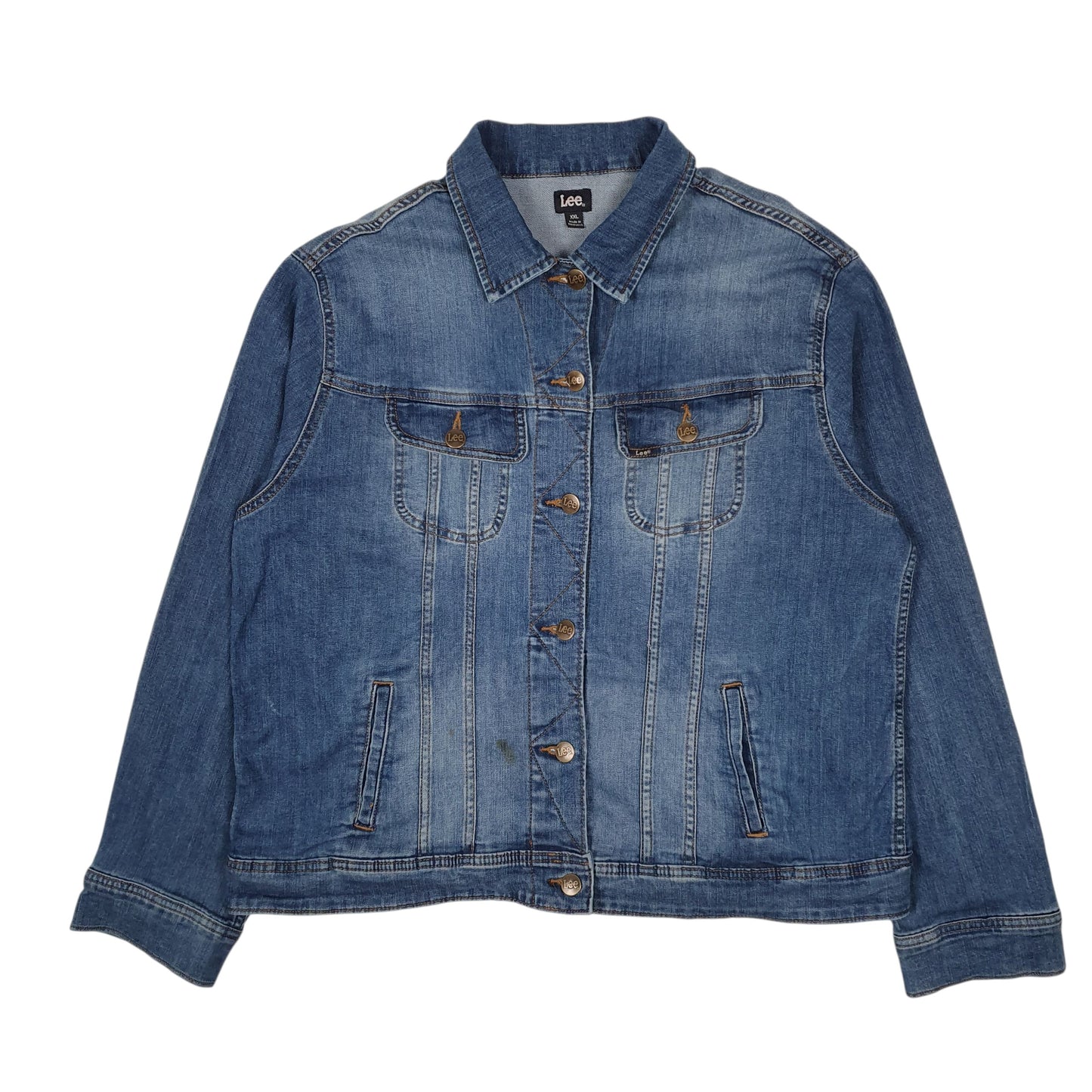 Womens Blue Lee Riders Stretch Type 3 Trucker  Coat