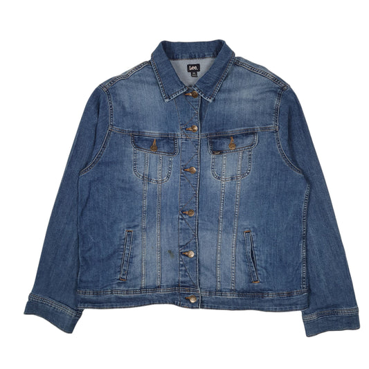 Womens Blue Lee Riders Stretch Type 3 Trucker  Coat