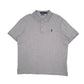 Mens Grey Polo Ralph Lauren Classic Fit Short Sleeve Polo Shirt
