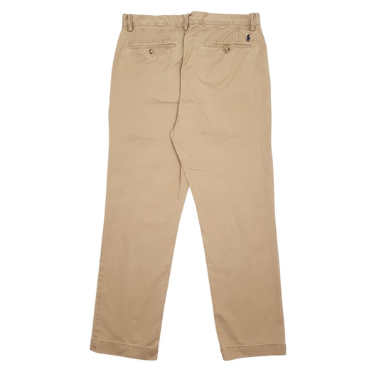 Mens Brown Polo Ralph Lauren Classic Fit  Trousers
