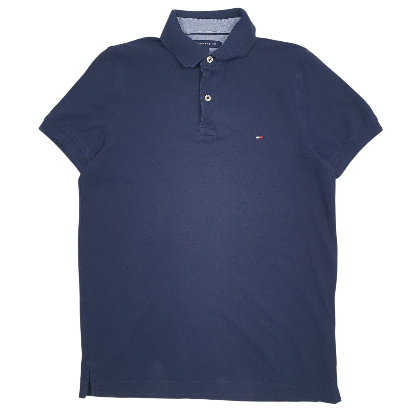 Mens Navy Tommy Hilfiger  Short Sleeve Polo Shirt