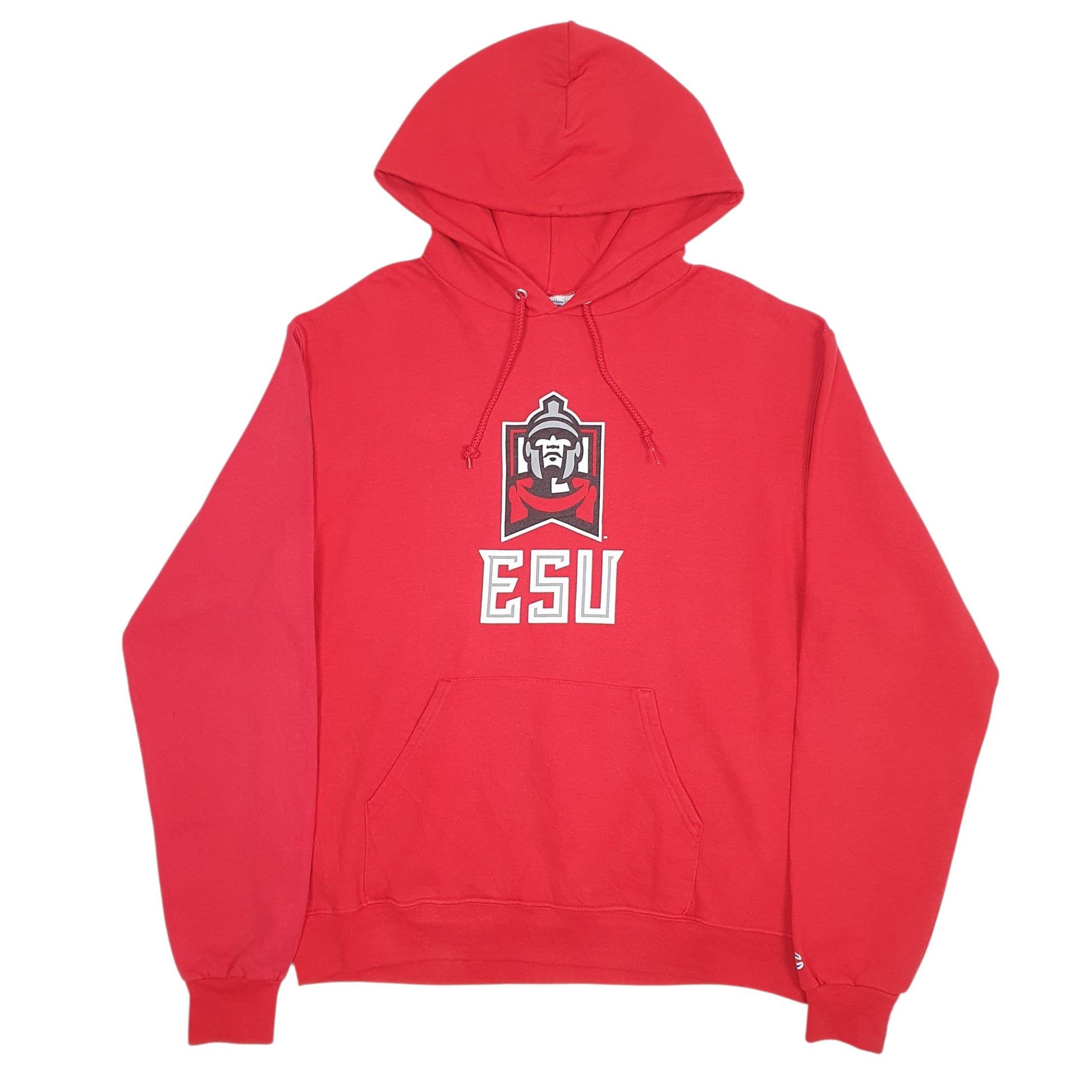 Mens Red Champion ESU Hoodie Jumper