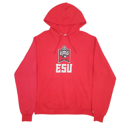 Mens Red Champion ESU Hoodie Jumper