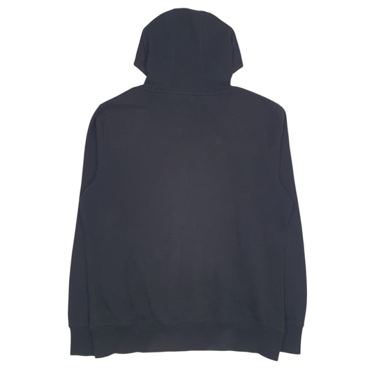 Mens Black Champion Spellout Hoodie Jumper