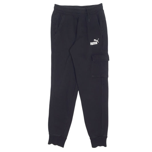 Mens Black Puma  Jogger Trousers