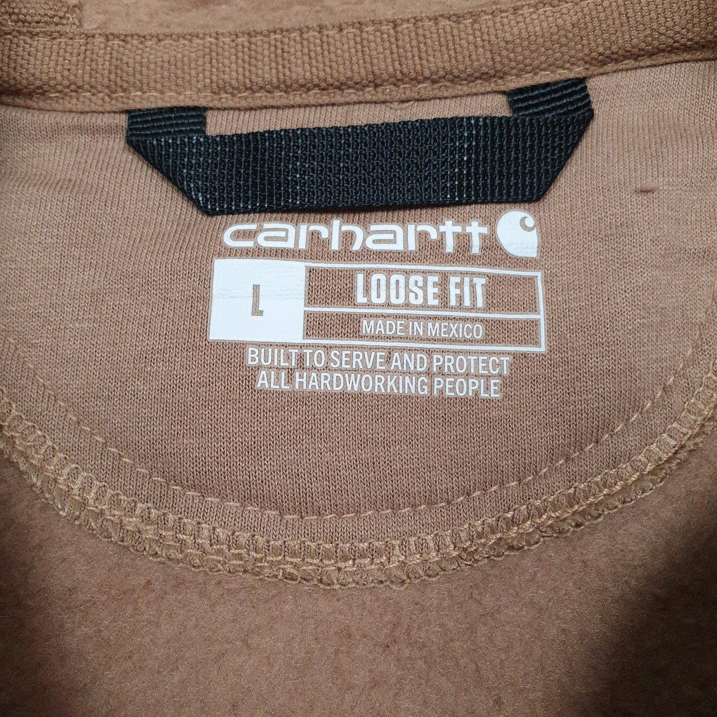 Mens Brown Carhartt Real Tree Hoodie Jumper