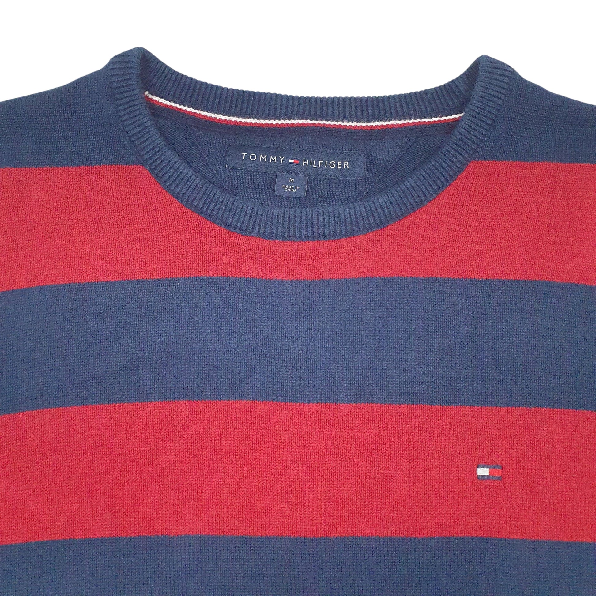 Mens Navy Tommy Hilfiger  Crewneck Jumper