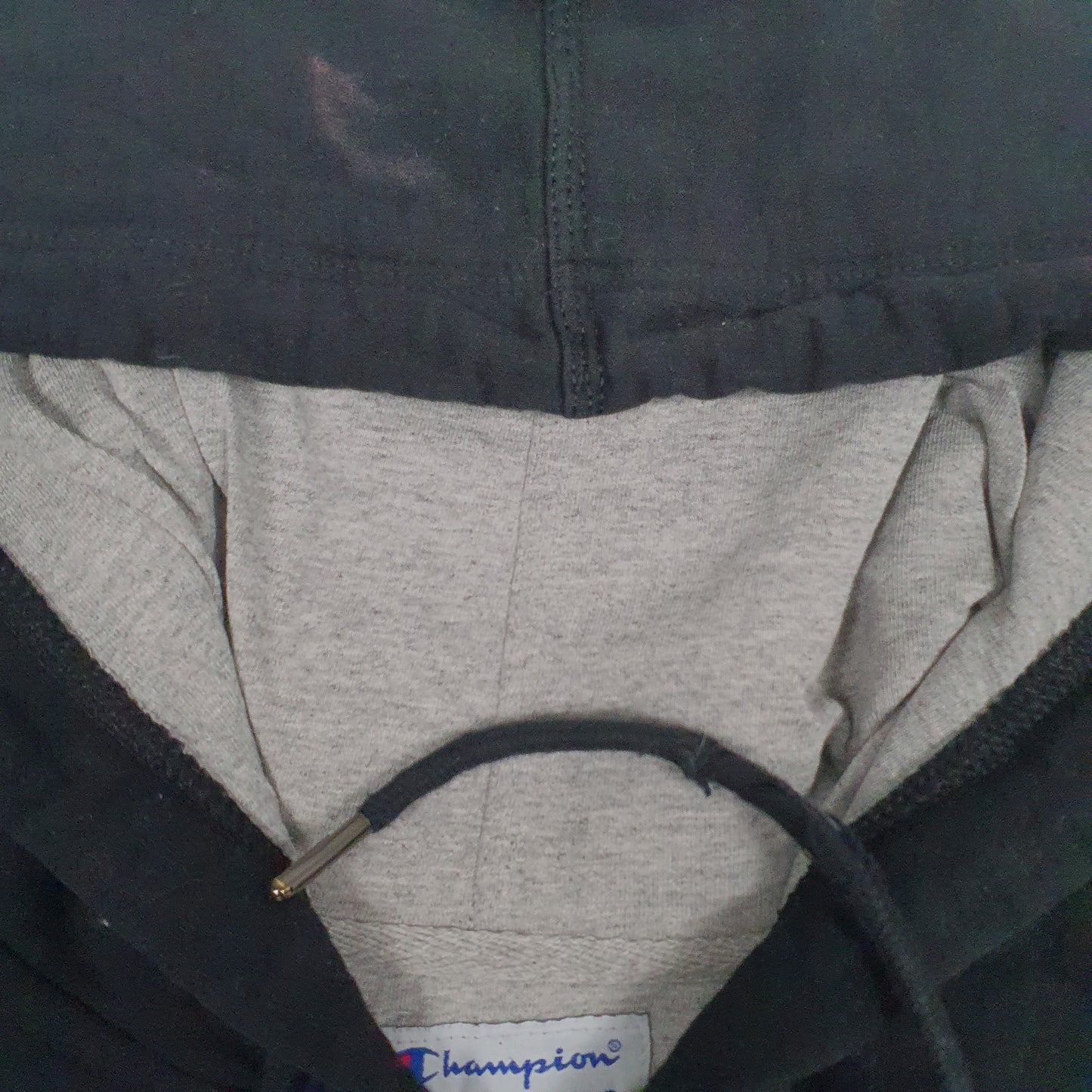 Mens Black Champion  Full Zip Jumper