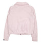 Womens Pink Fila Fluffy Full Zip Jumper