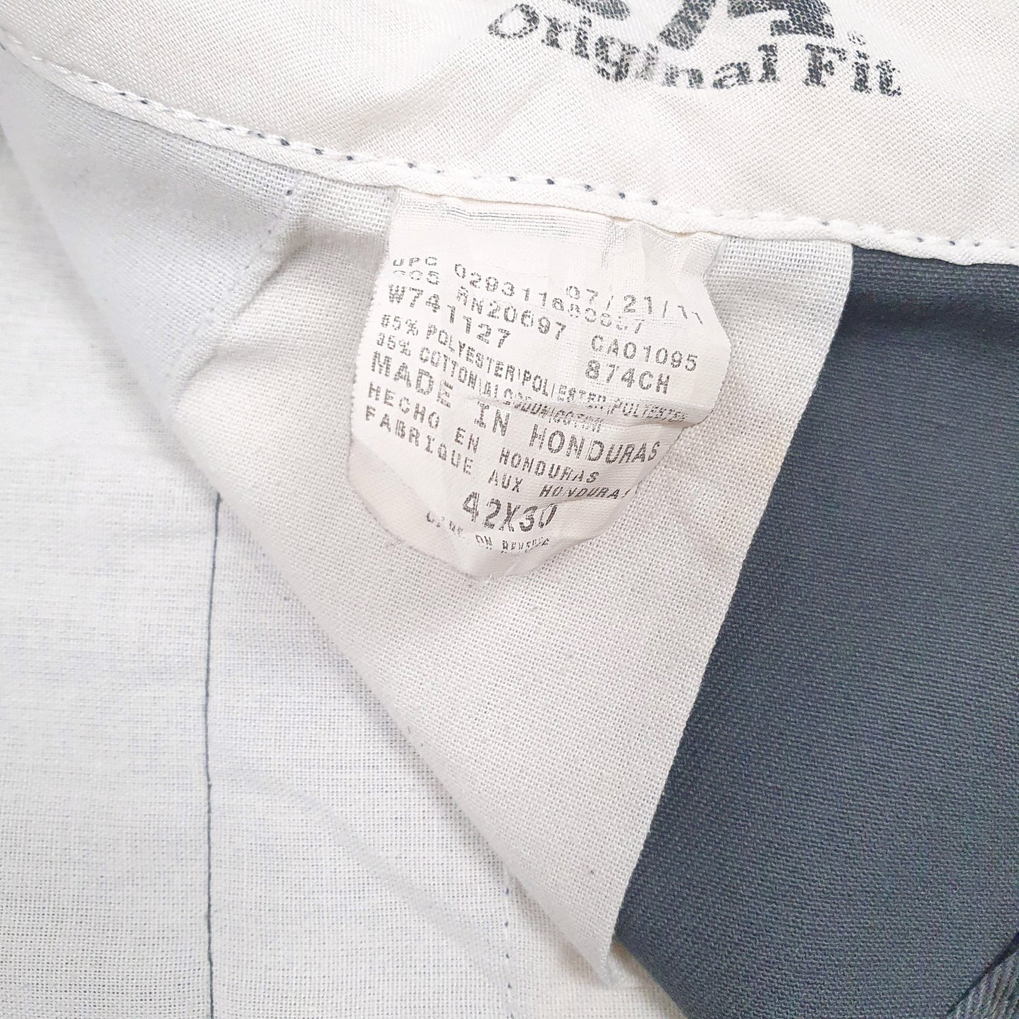 Mens Grey Dickies 874 Workwear  Trousers