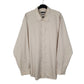Mens Cream Calvin Klein  Long Sleeve Shirt