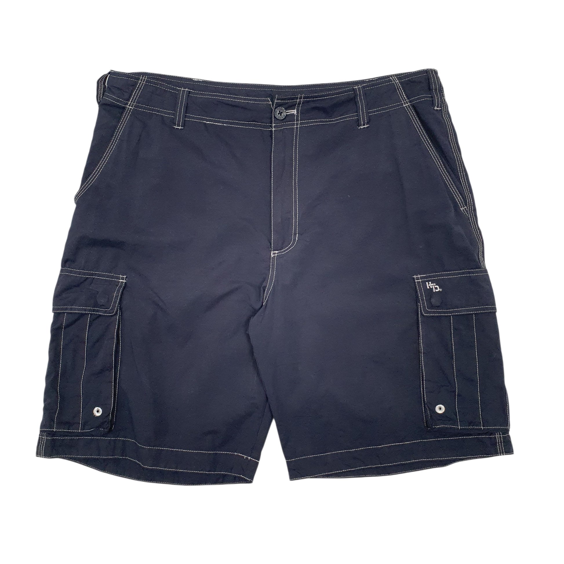 Mens Navy Harley Davidson  Cargo Shorts