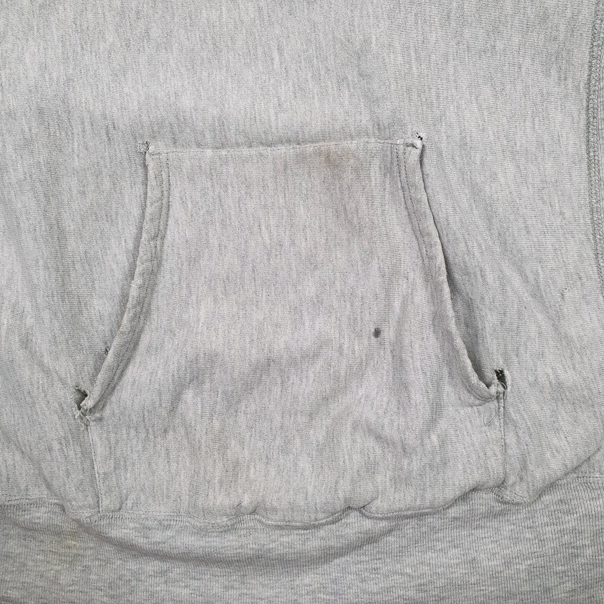 Mens Grey Champion Reverse Weave Warm Up South Carolina Hoodie Jumper