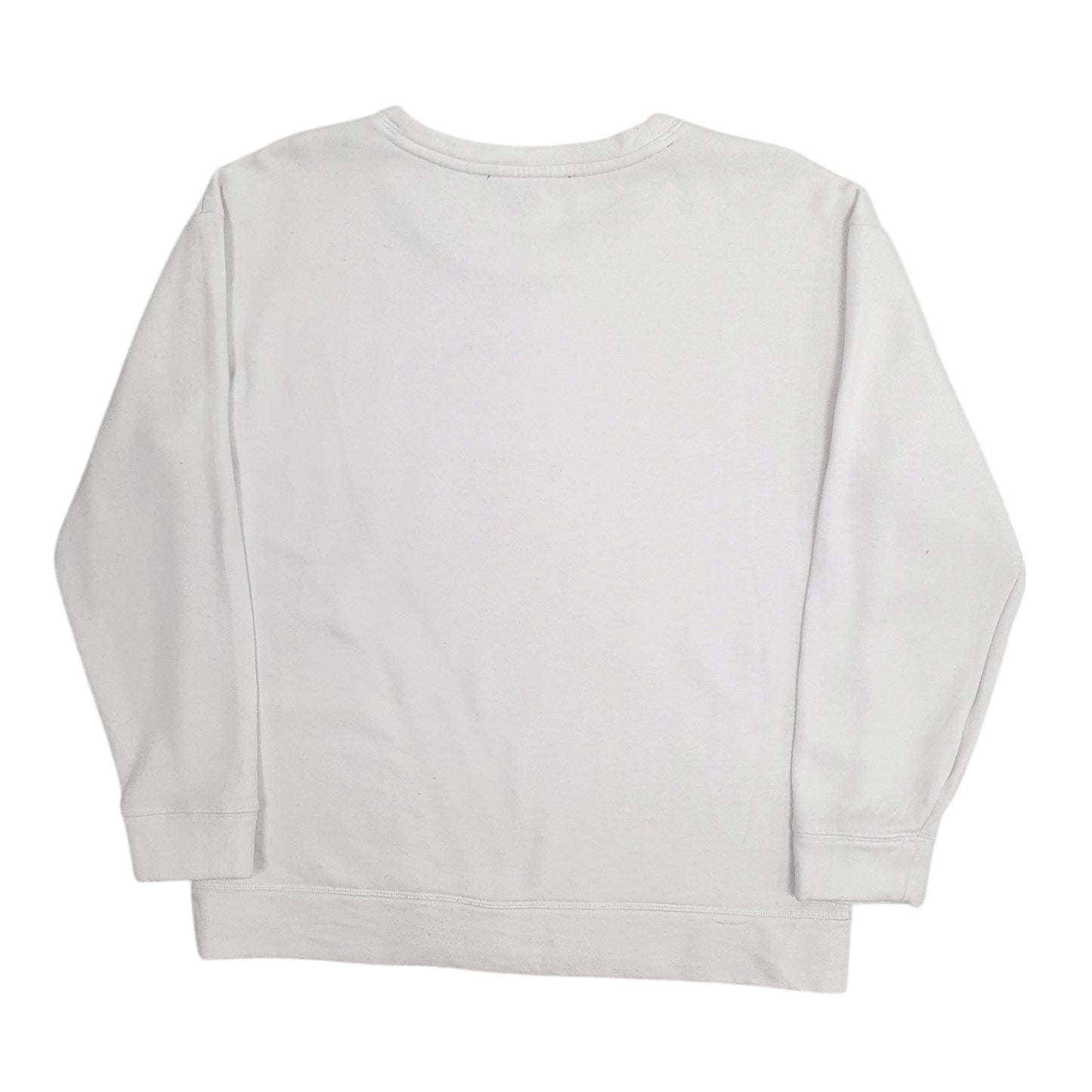 Mens White Tommy Hilfiger Spellout Crewneck Jumper
