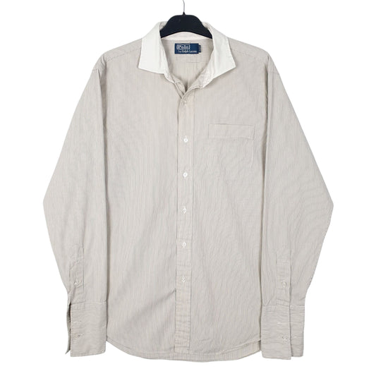Mens Cream Polo Ralph Lauren  Long Sleeve Shirt