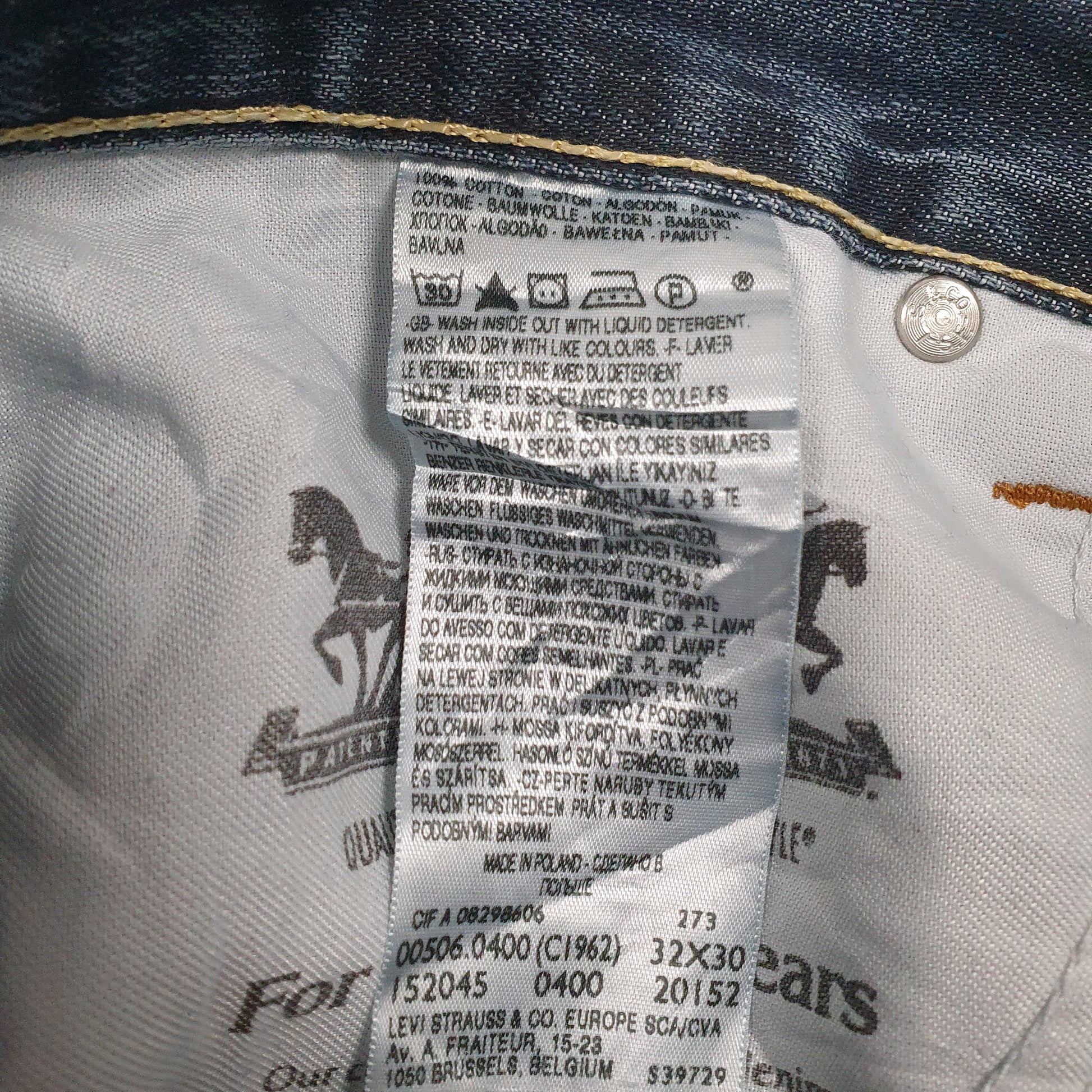 Mens Blue Levis   Jeans