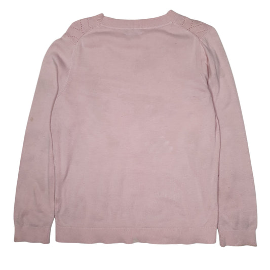 Womens Pink Tommy Hilfiger Lightweight Crewneck Jumper