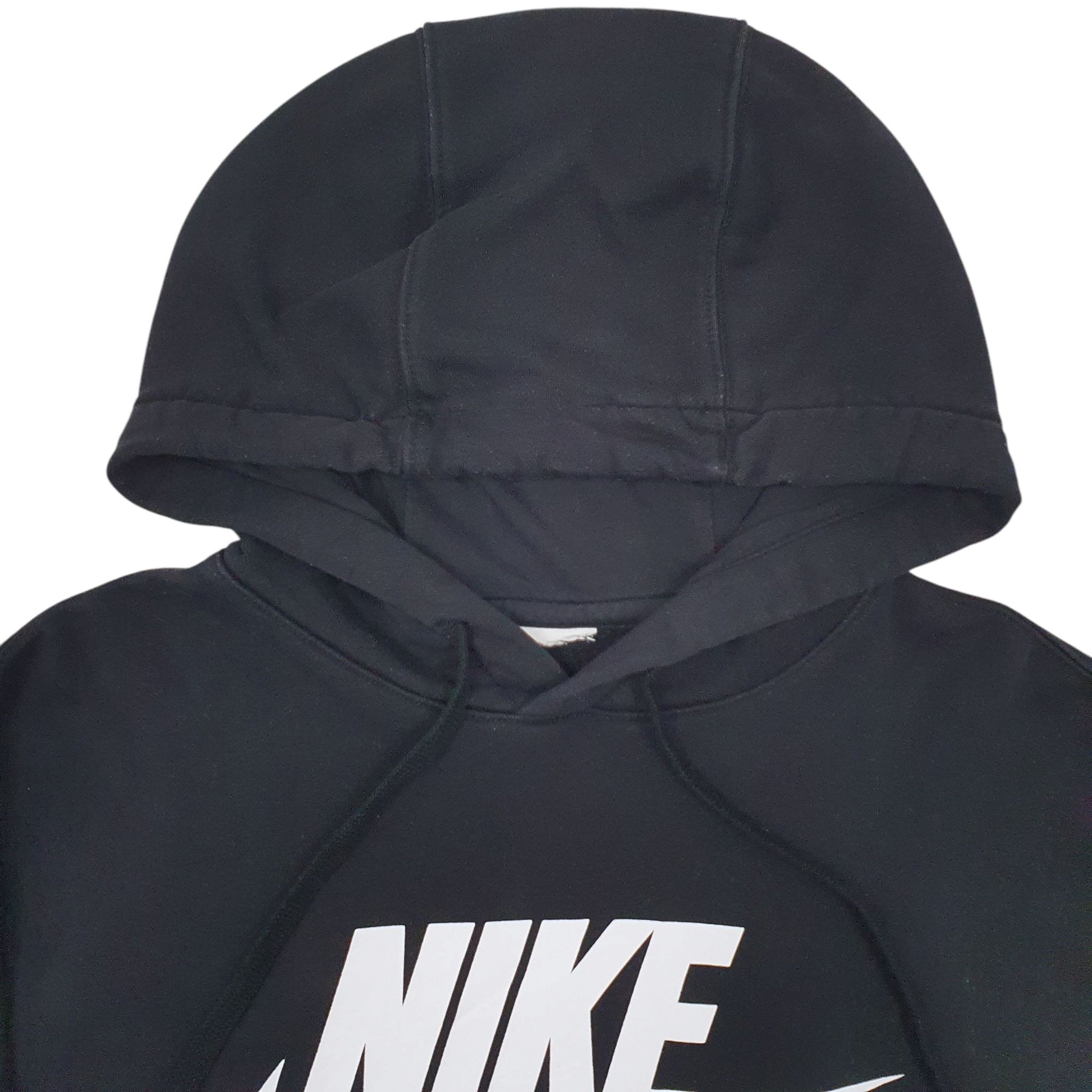 Mens Black Nike Spellout Hoodie Jumper