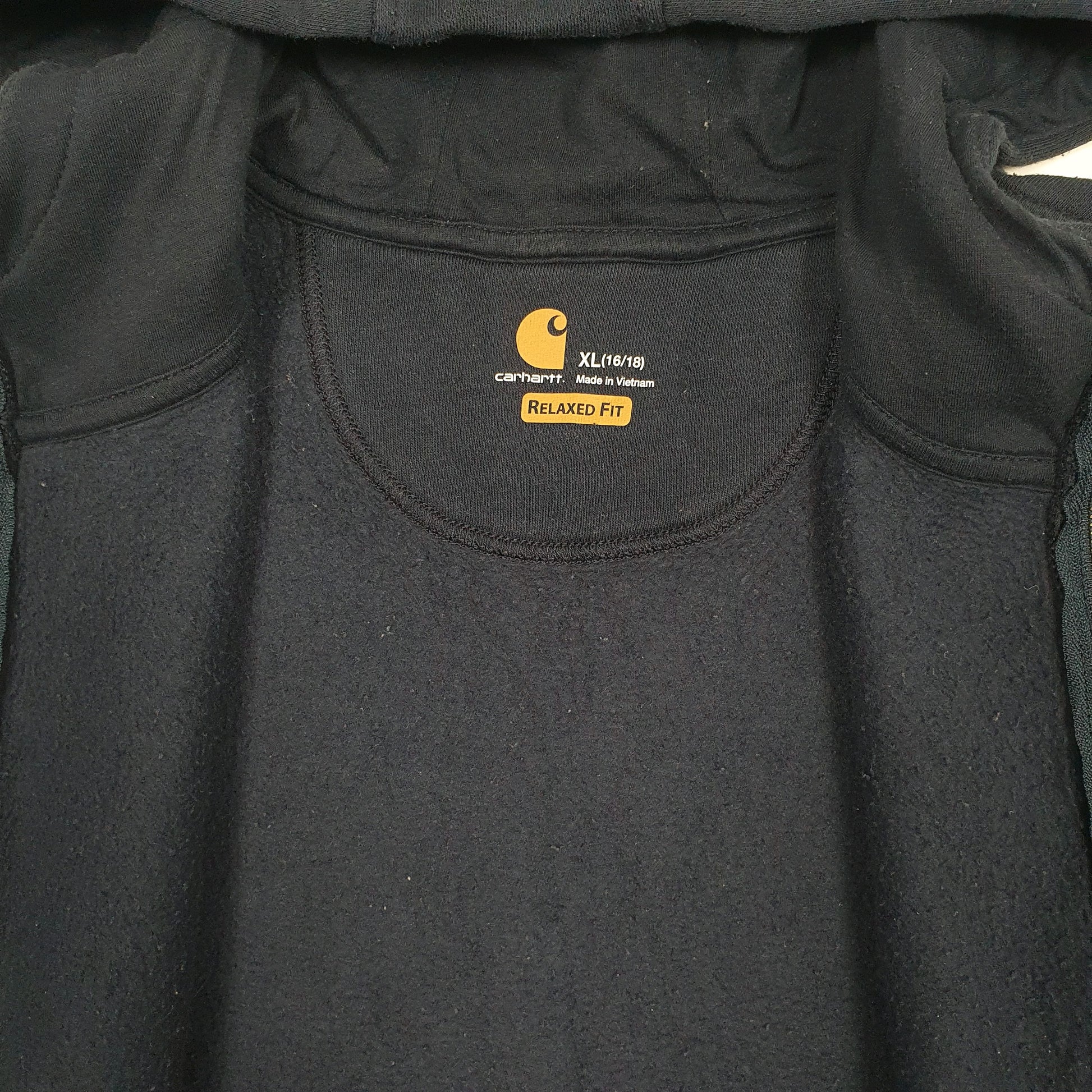 Womens Navy Carhartt Hoodie Full Zip Jumper