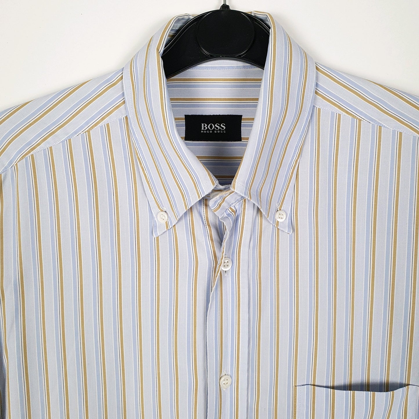 Mens Blue Hugo Boss   Shirt