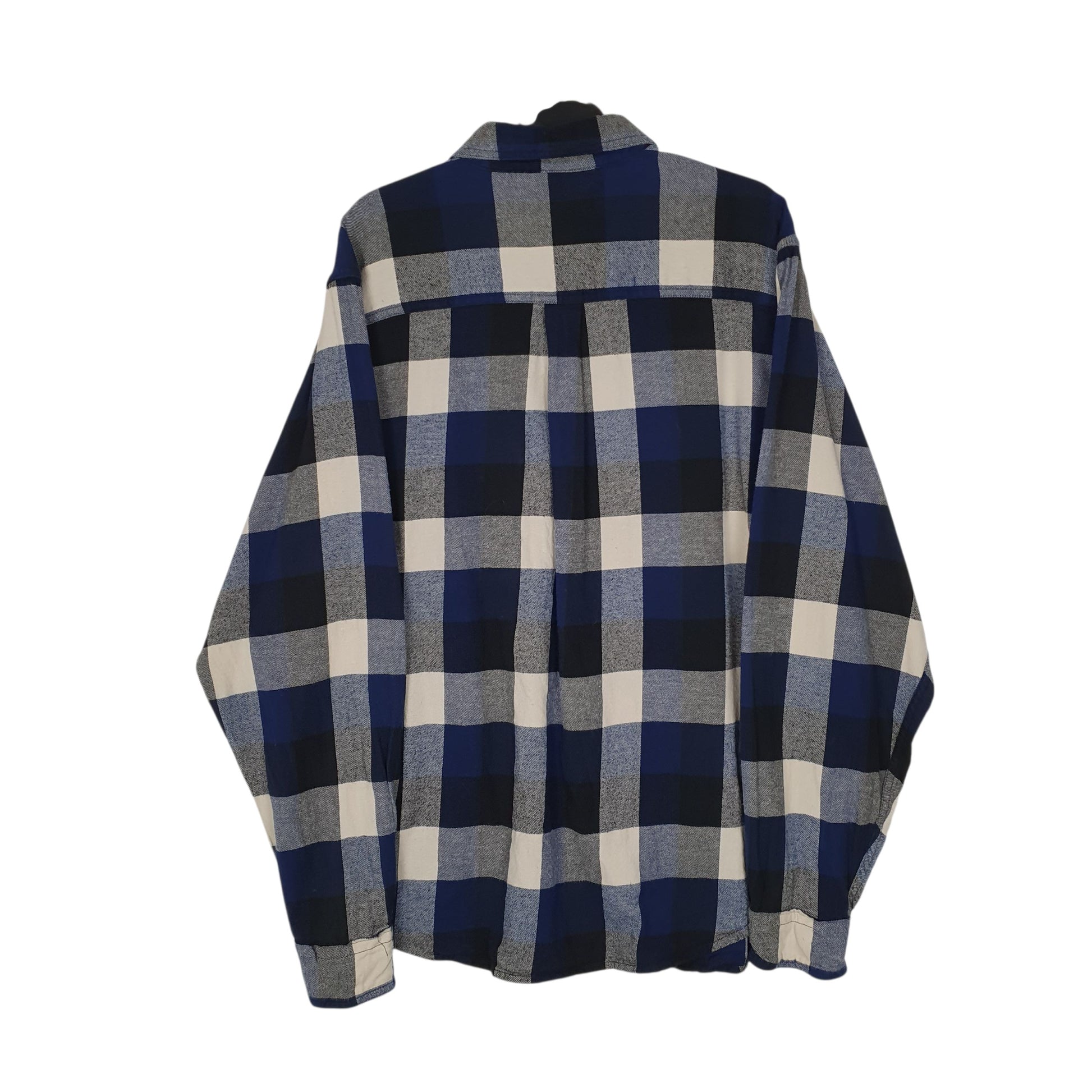 Mens Blue Woolrich Thick Flannel  Shirt