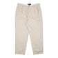 Mens Beige Polo Ralph Lauren Hammond Pant Pleated 90s Chino Trousers