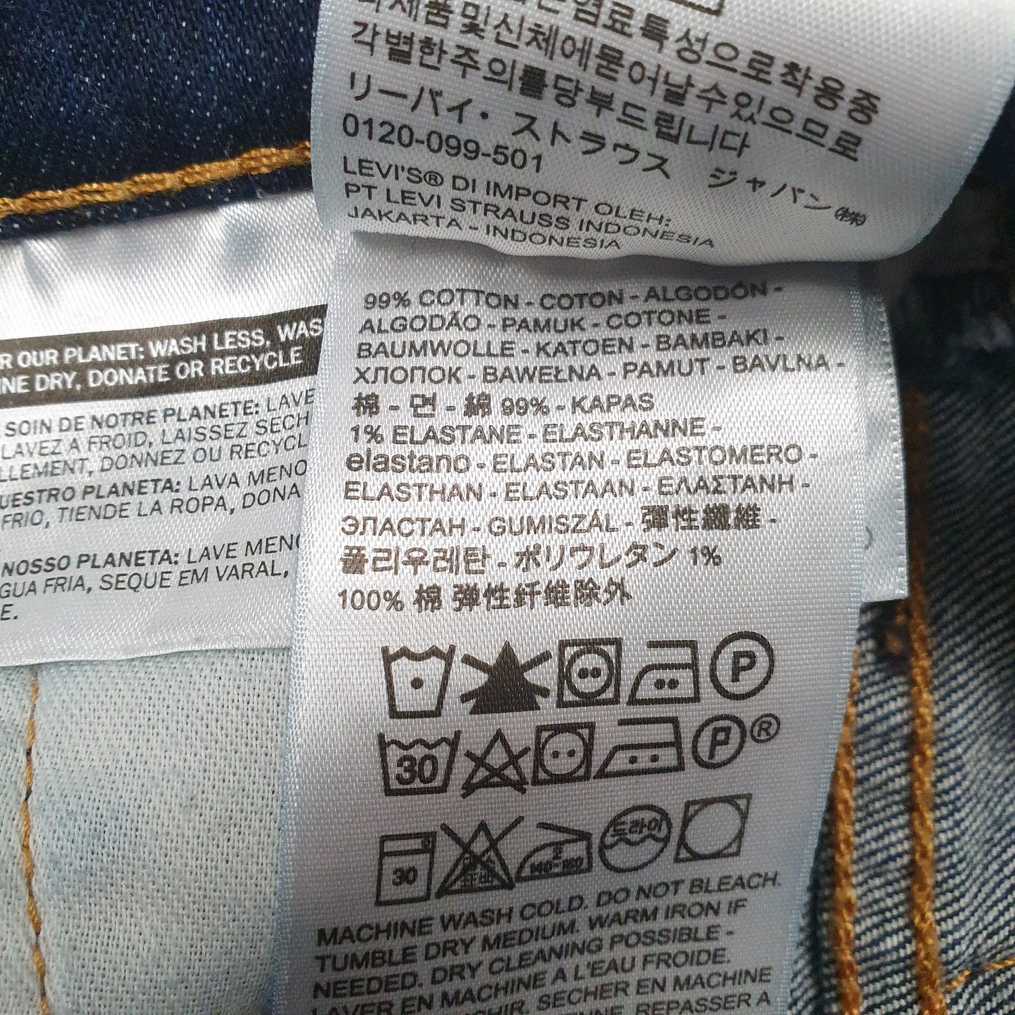 Mens Blue Levis   Jeans