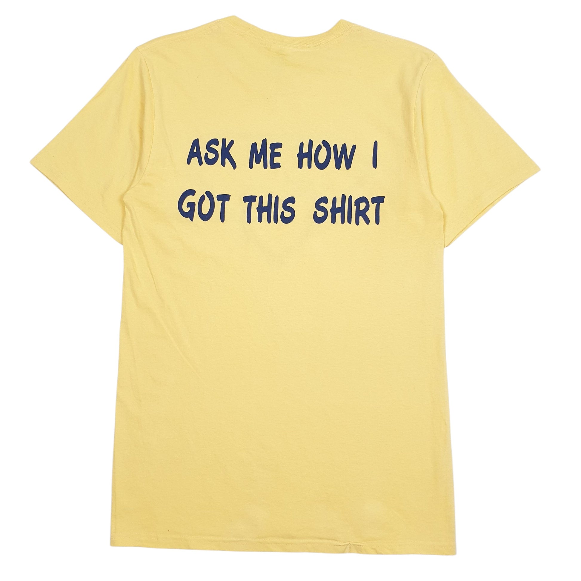 Mens Yellow Port & Company   T Shirt