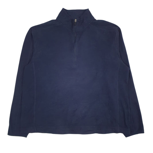 Mens Navy Champion  Quarter Zip Jumper