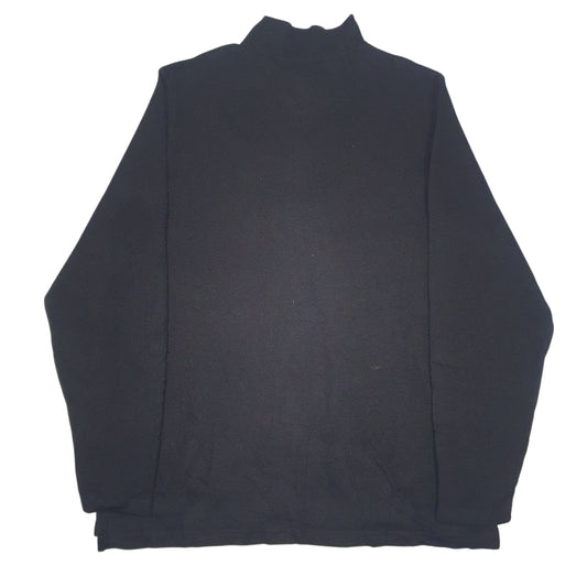 Mens Black Wrangler  Quarter Zip Jumper