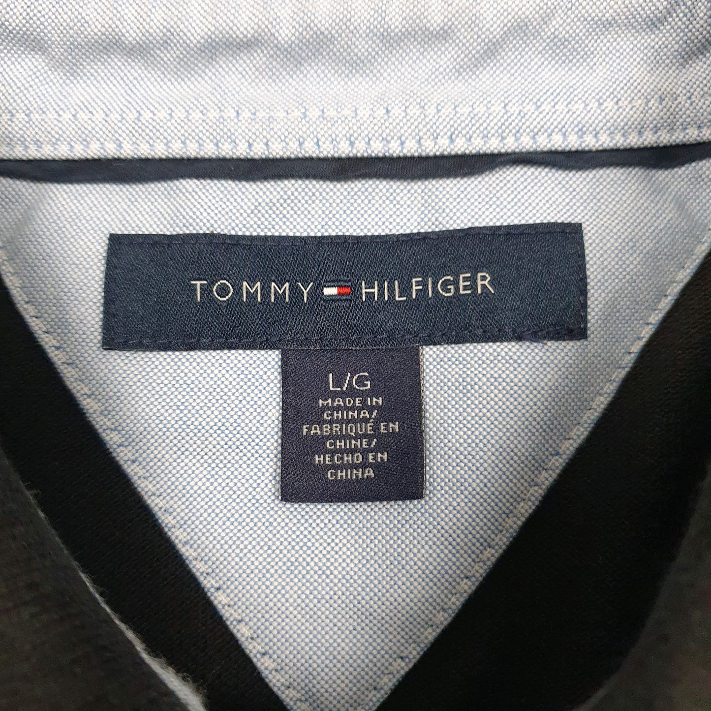 Mens Black Tommy Hilfiger   Polo Shirt