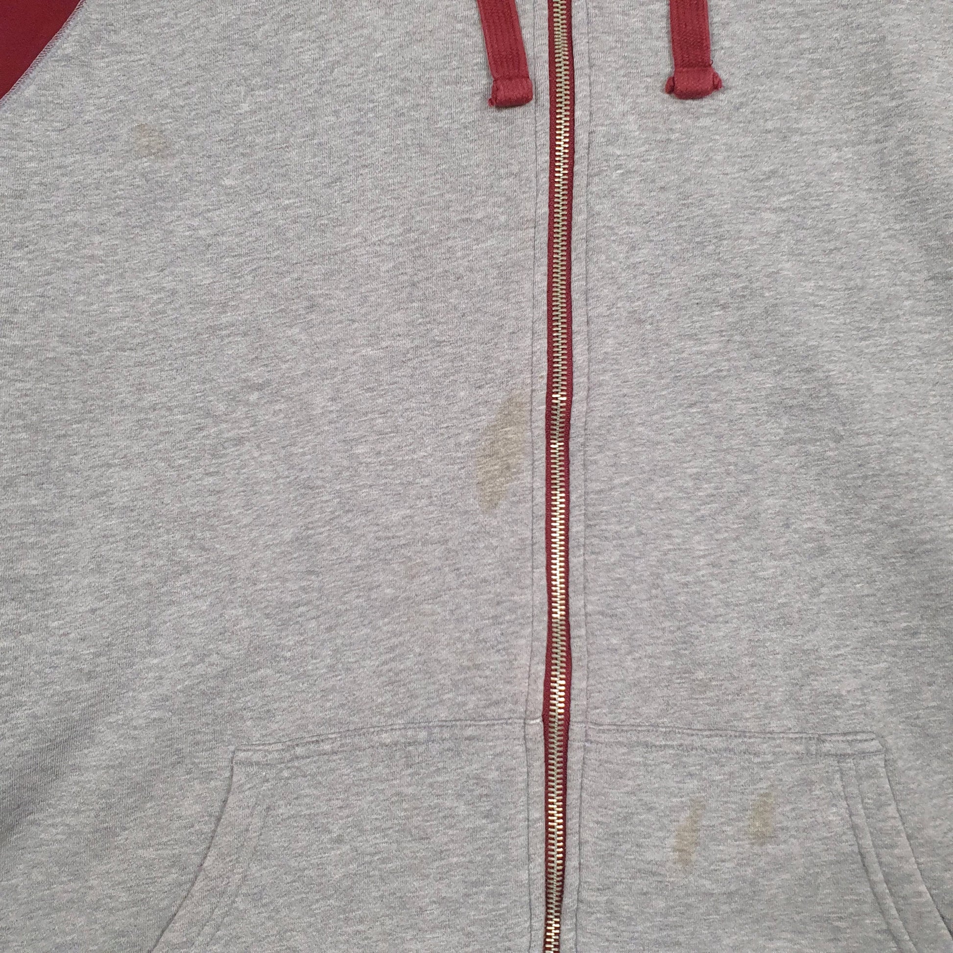 Mens Grey Champion  Full Zip Jumper