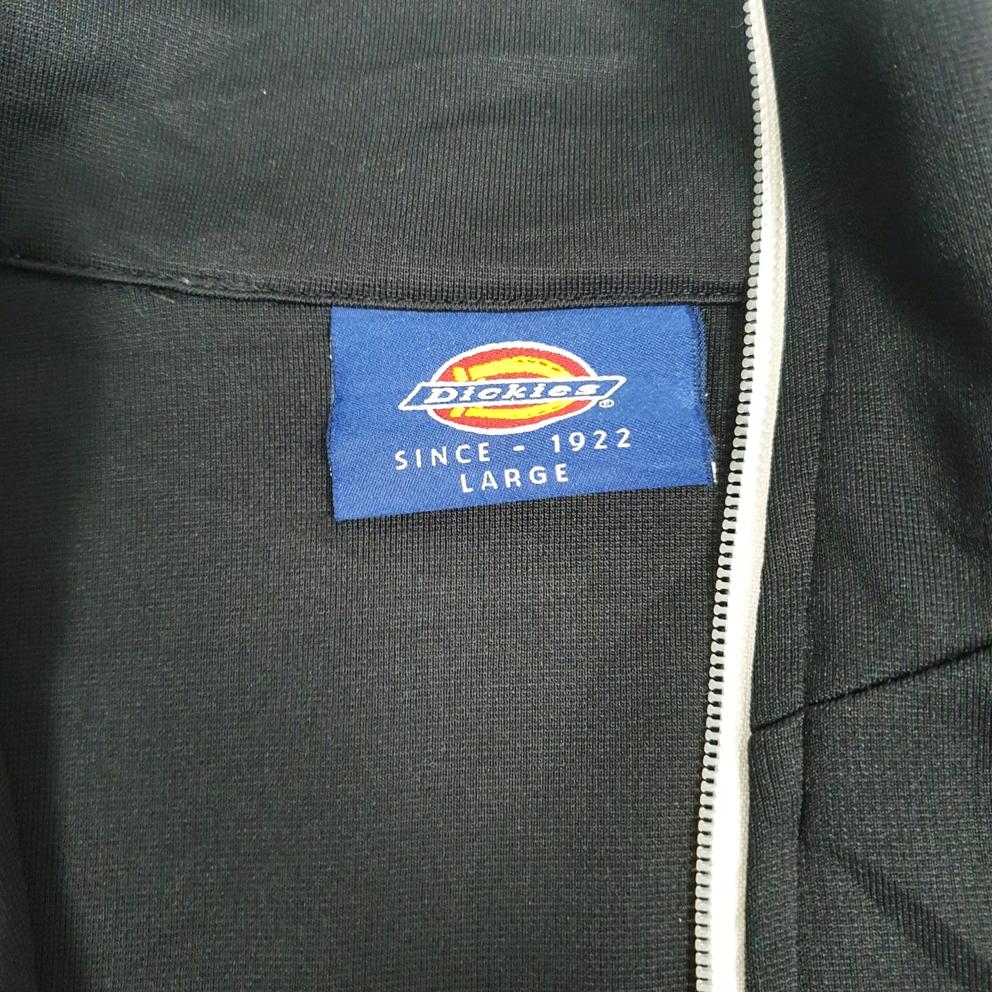 Womens Black Dickies Lightweight Full Zip Coat