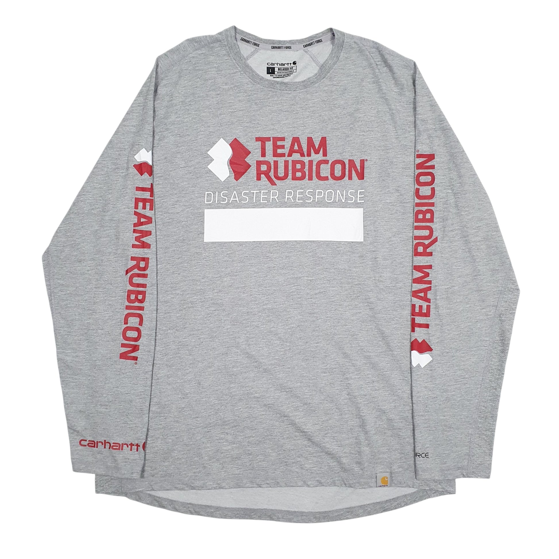 Mens Grey Carhartt  Long Sleeve T Shirt