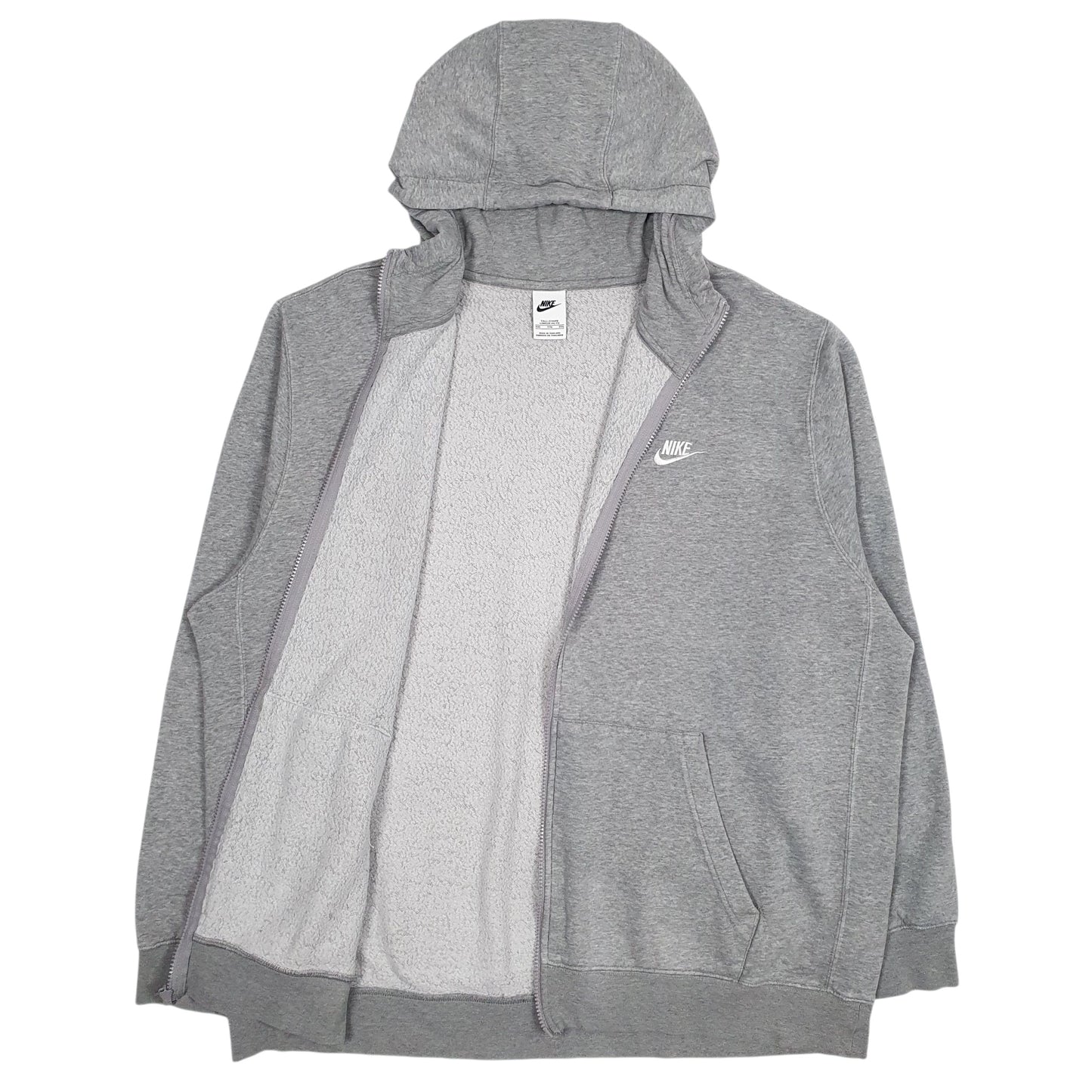 Mens Grey Nike  Full Zip Jumper