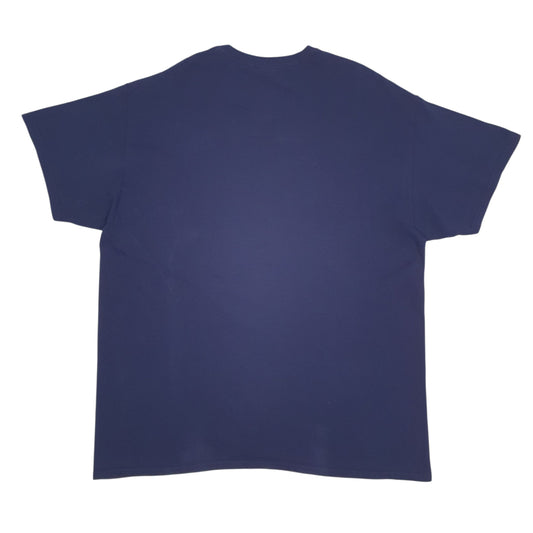 Mens Navy Gildan Oxford Strong  T Shirt