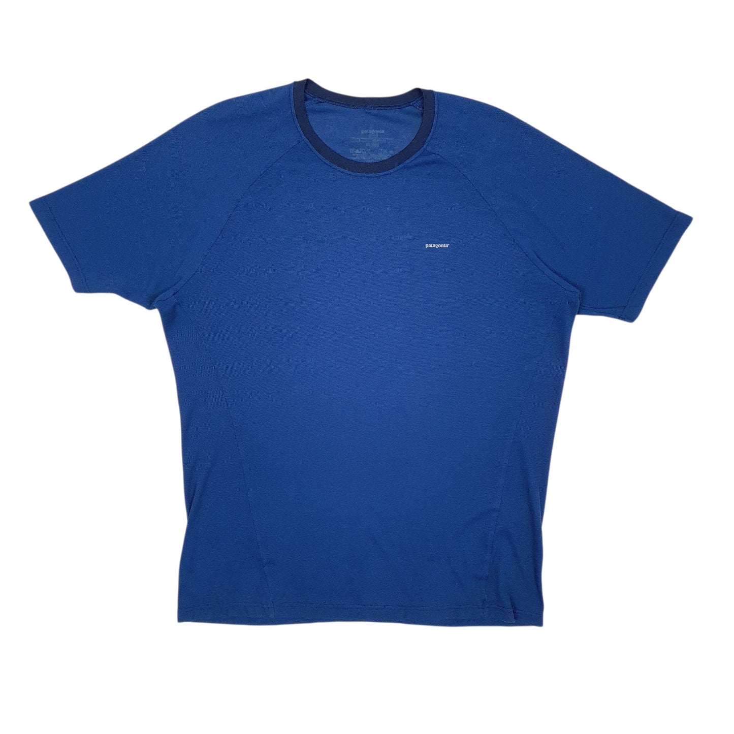 Mens Blue Patagonia Capilene Short Sleeve T Shirt