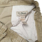 Mens Beige LL Bean Comfort Waist  Trousers