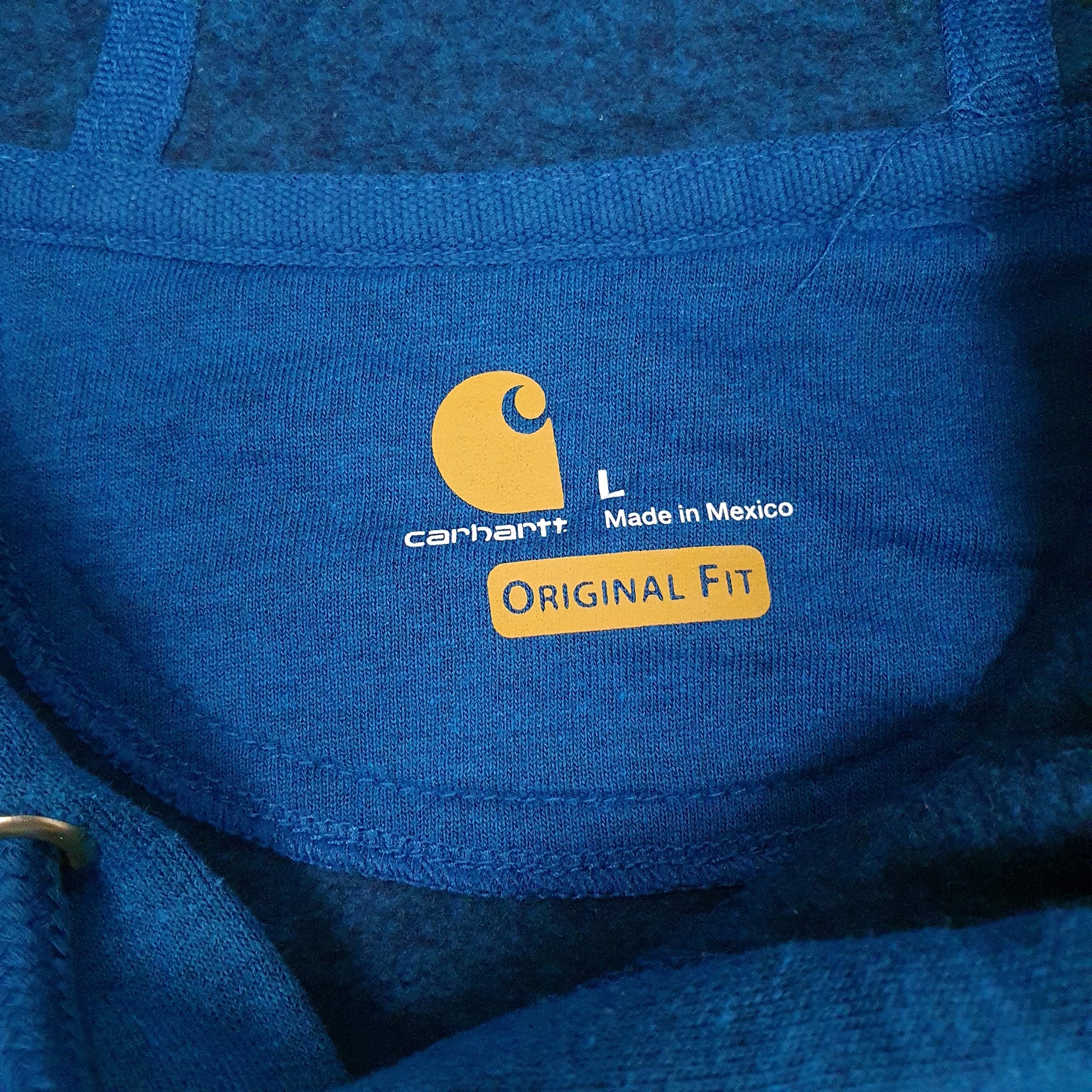 Mens Blue Carhartt  Hoodie Jumper