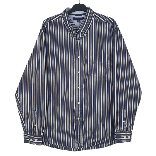 Mens Black Tommy Hilfiger  Long Sleeve Shirt