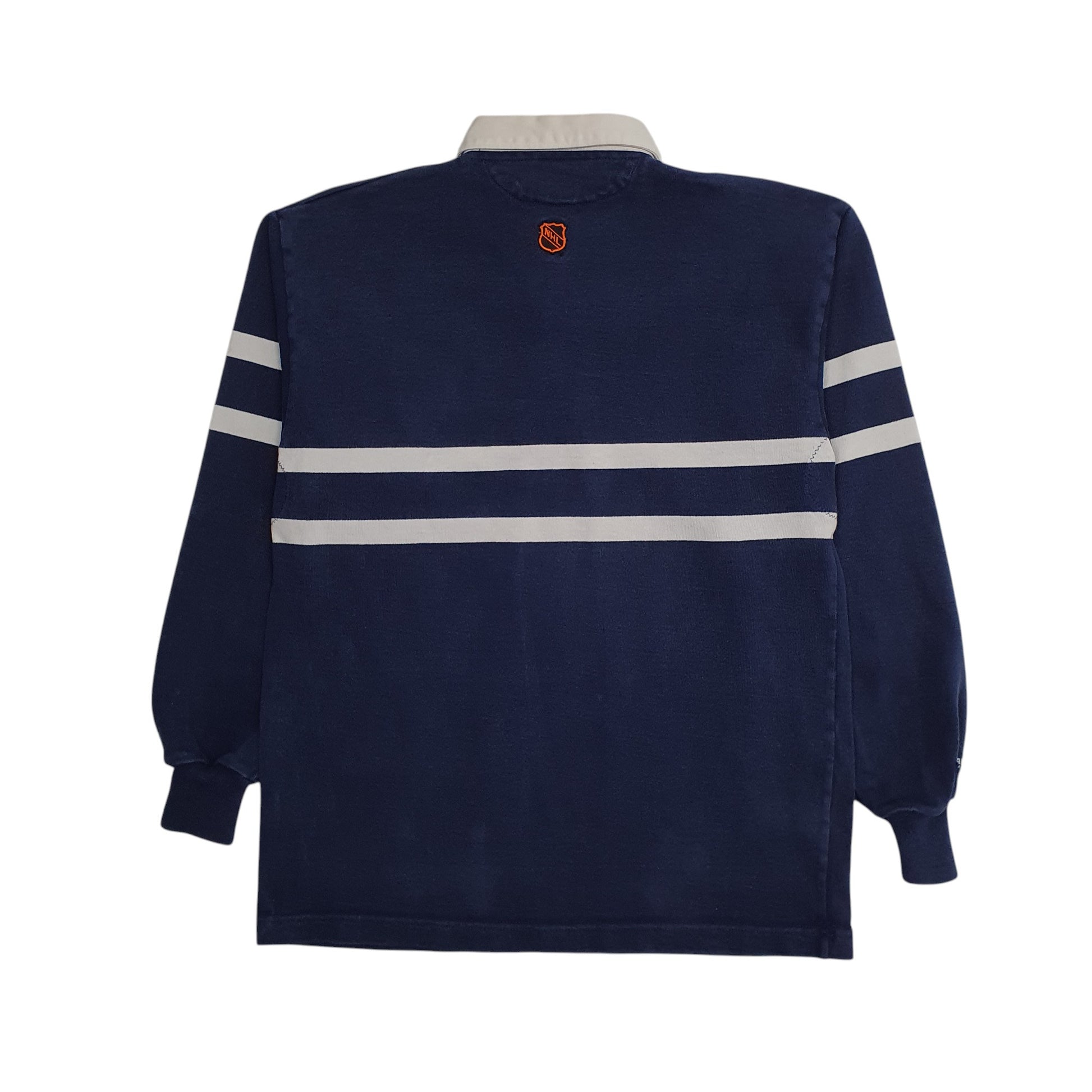 Mens Navy Barbarian Toronto Maple Leafs NHL Hockey Rugby  Polo Shirt