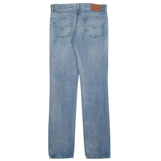 Mens Blue Levis Distressed  Jeans