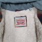 Mens Brown Levis Sherpa Lined Hoodie  Coat