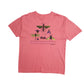 Mens Pink Harvard Square Single Stitch Vintage 90s Nature Short Sleeve T Shirt